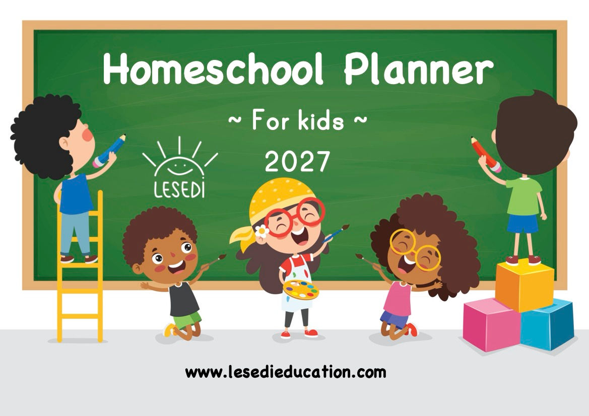 Homeschool Planner for Kids 2027 (PDF)