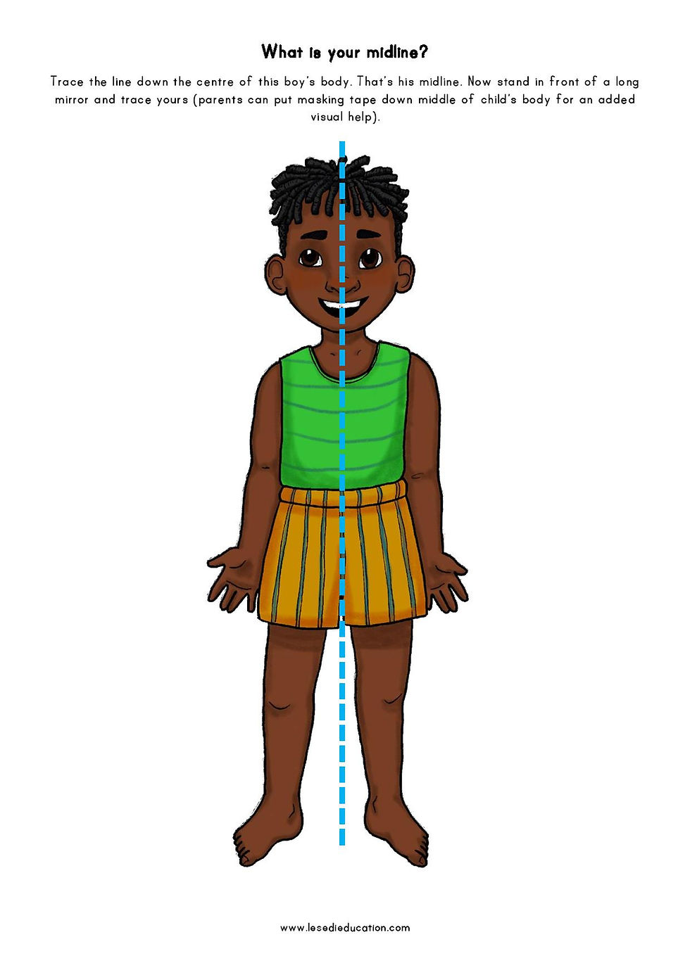 Thumbnail: Crossing the Midline Activity Pack