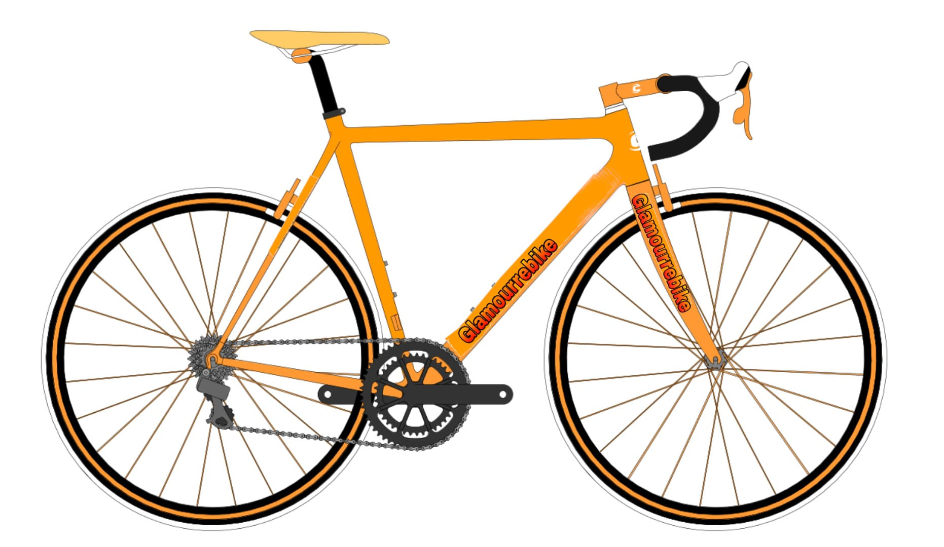 Bicicleta de corrida carbono 900-Fire