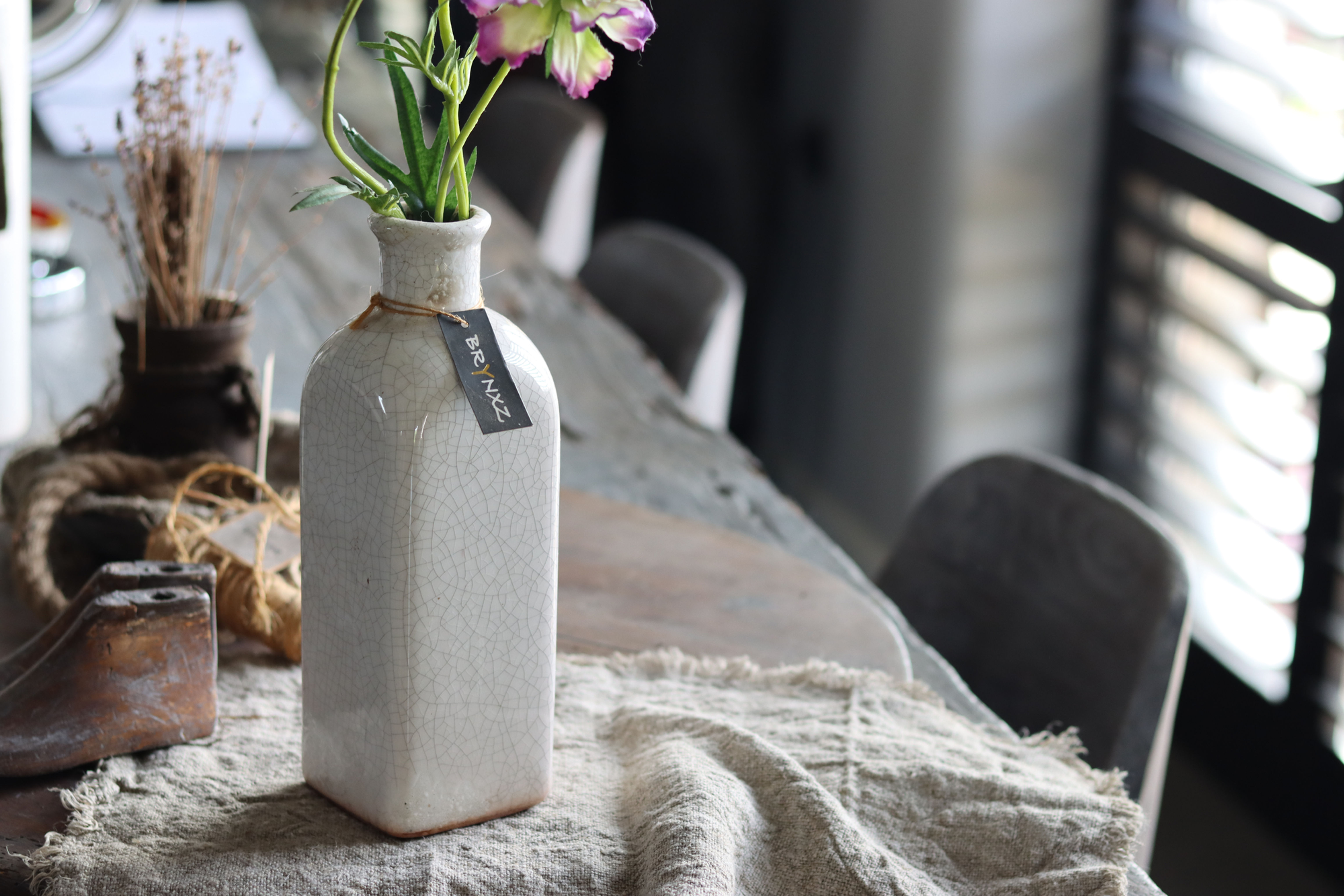 Brynxz craquelé bloemenvaas