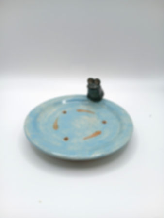 Frog soap dish