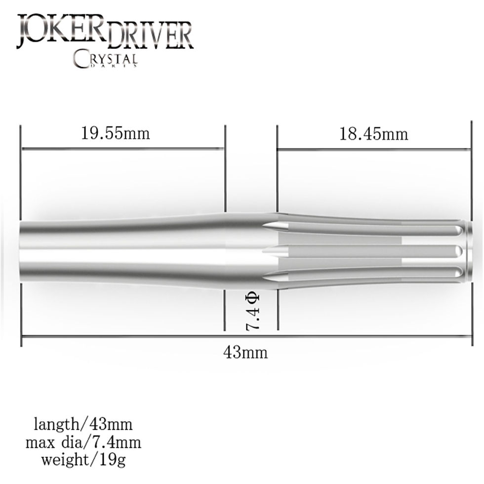 サムネイル： JOKERDRIVER CRYSTAL SHIKINAMI (ダーツ バレル)