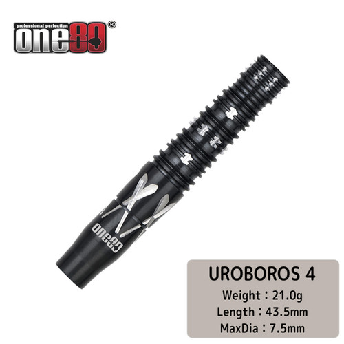 One80 Uroboros ver.4 中村 成孝選手モデル（ダーツバレル