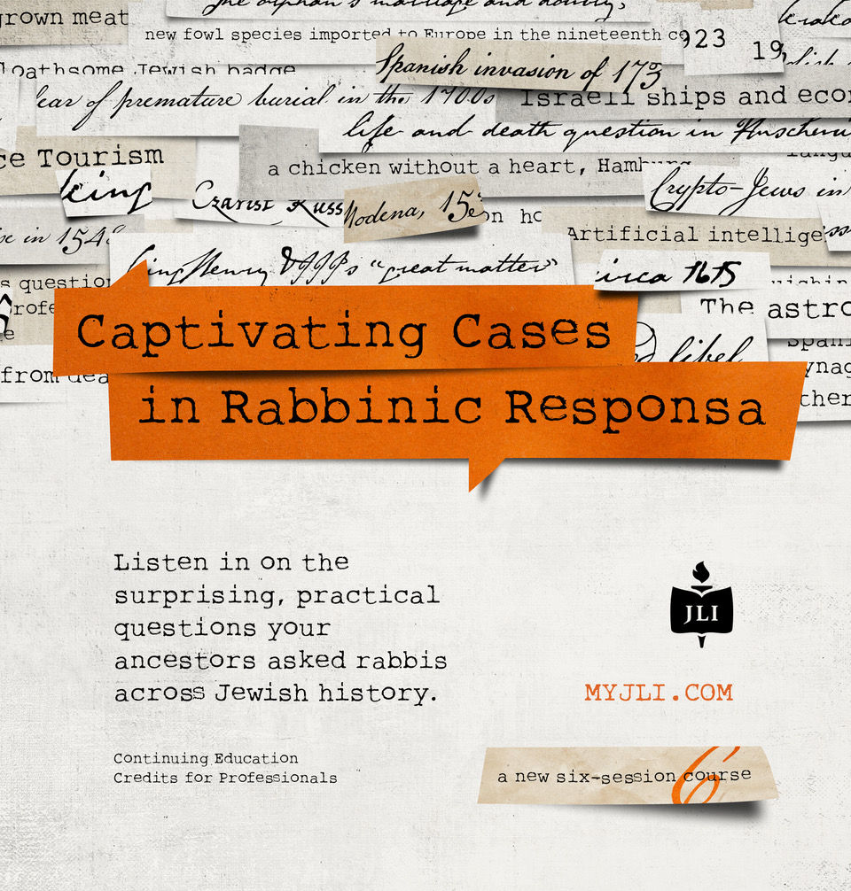 Captivating Cases in Rabbinic Responsa - Full Course