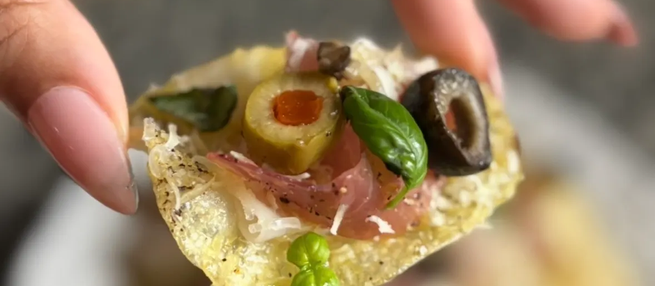 Prosciutto and Olive Loaded Chips