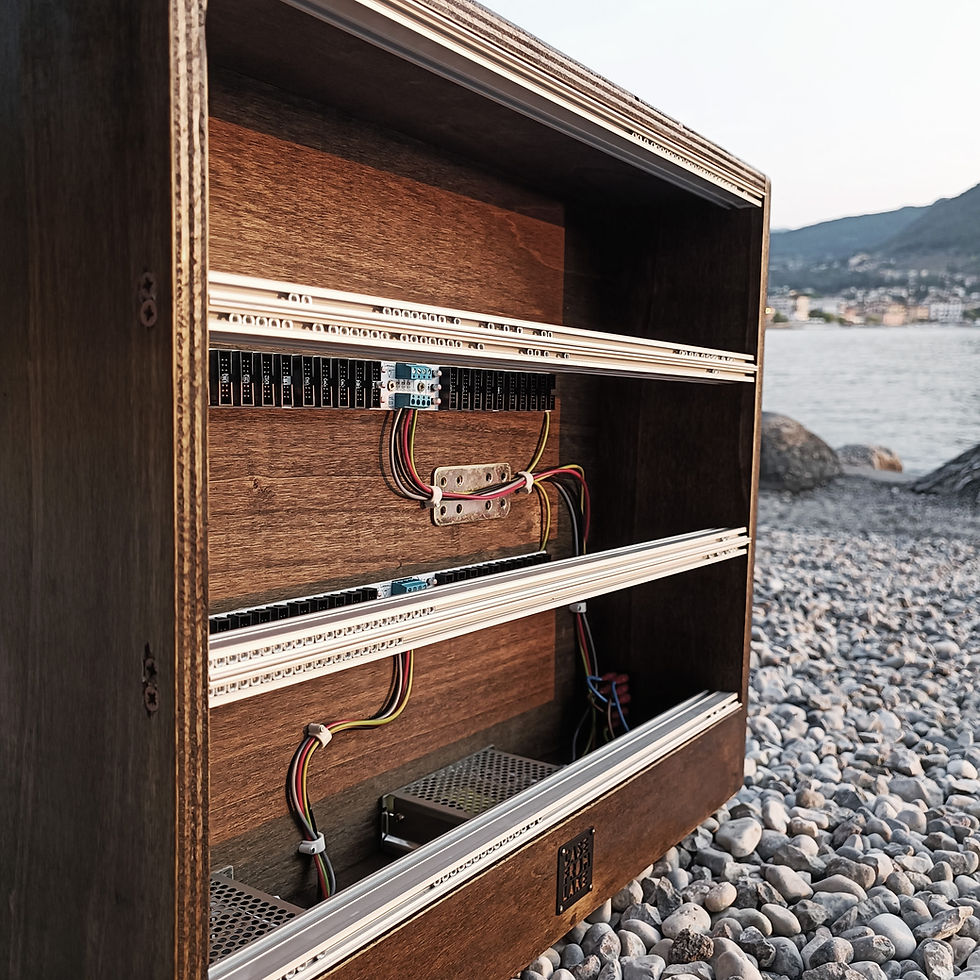 Miniatura: 9U Eurorack Case Powered, 84 or 104 hp, desktop version, modular synthesizer