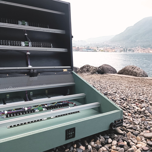 鍵盤楽器 Case From Lake 6U 126HP Modular Case 6U Eurorack Case Powered, 120 or 126 hp, patched resealable