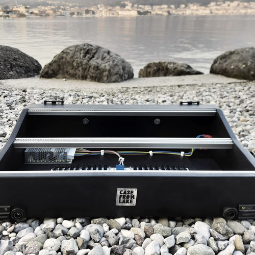 6U Eurorack Case Powered, 84 o 104 hp, patched resealable