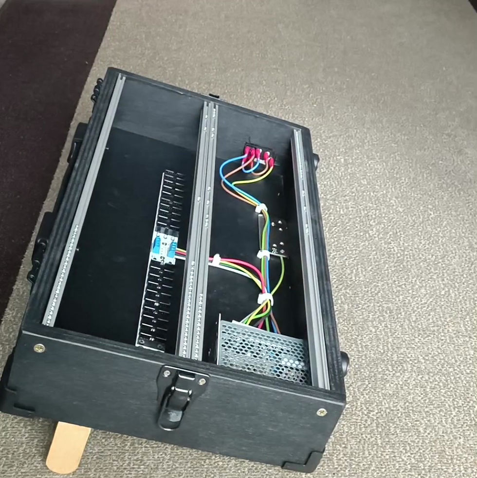 Miniatura: 6U Eurorack Case Powered, 84 o 104 hp, patched resealable, modular synth