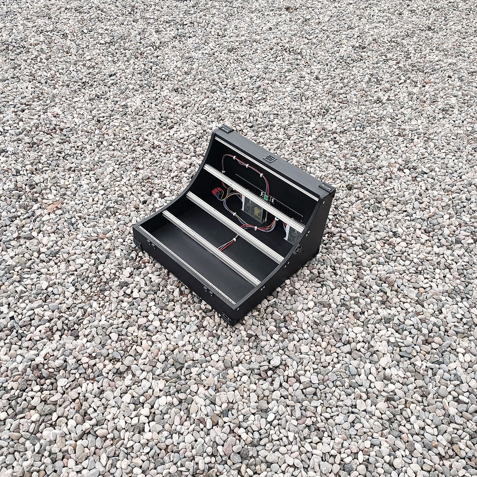 Miniatura: 12U Eurorack Case Powered, 84 o 104 hp, patched resealable, modular synt