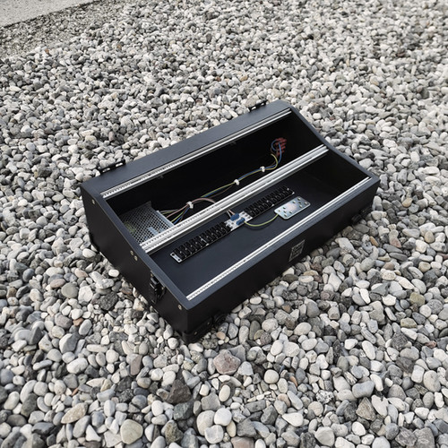6U Eurorack Case Powered, 84 o 104 hp, patched resealable