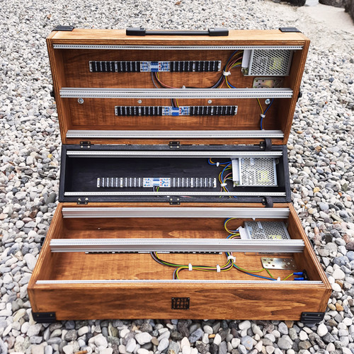鍵盤楽器 Case From Lake 6U 126HP Modular Case 6U Eurorack Case Powered, 120 or 126 hp, patched resealable