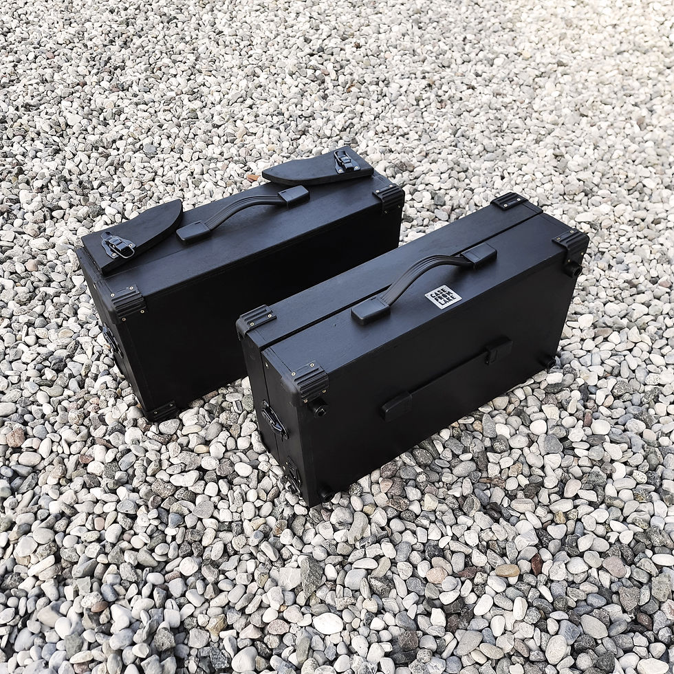 Miniatura: 12U Eurorack Case Powered (2x6U), from 104hp, patched resealable, or divisible