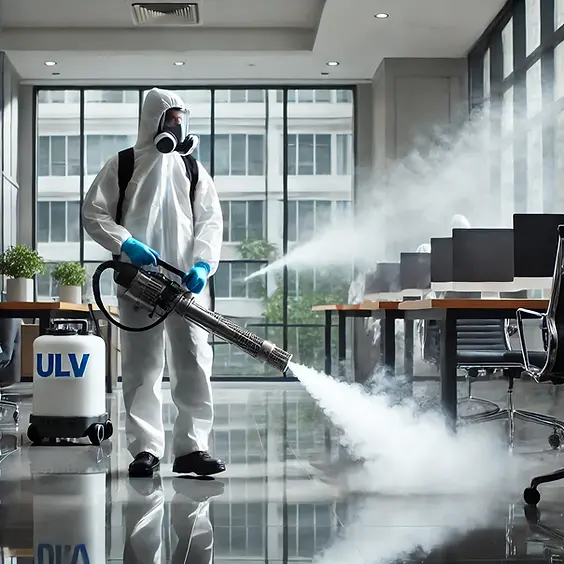 DALL·E 2025-03-28 01.47.28 - A professional disinfection service team in protective suits