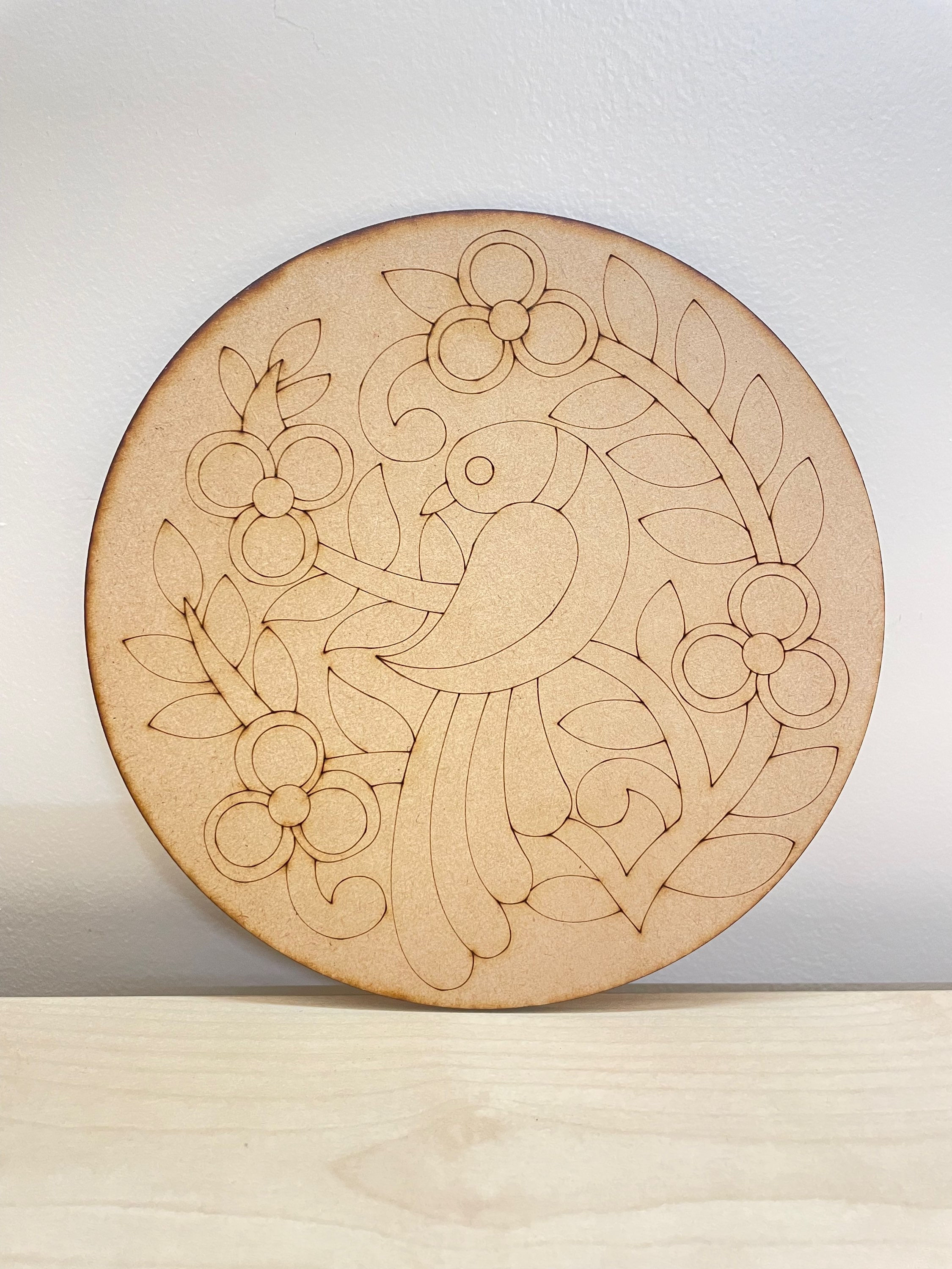 Bird on branch Mandla