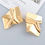 Thumbnail: Irregular square earrings