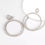 Thumbnail: Pendant hoop earrings
