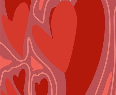 coeurs difformes rose