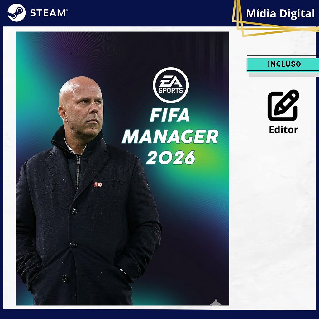 FIFA Manager 26 - Com Editor e Atualização Brasil