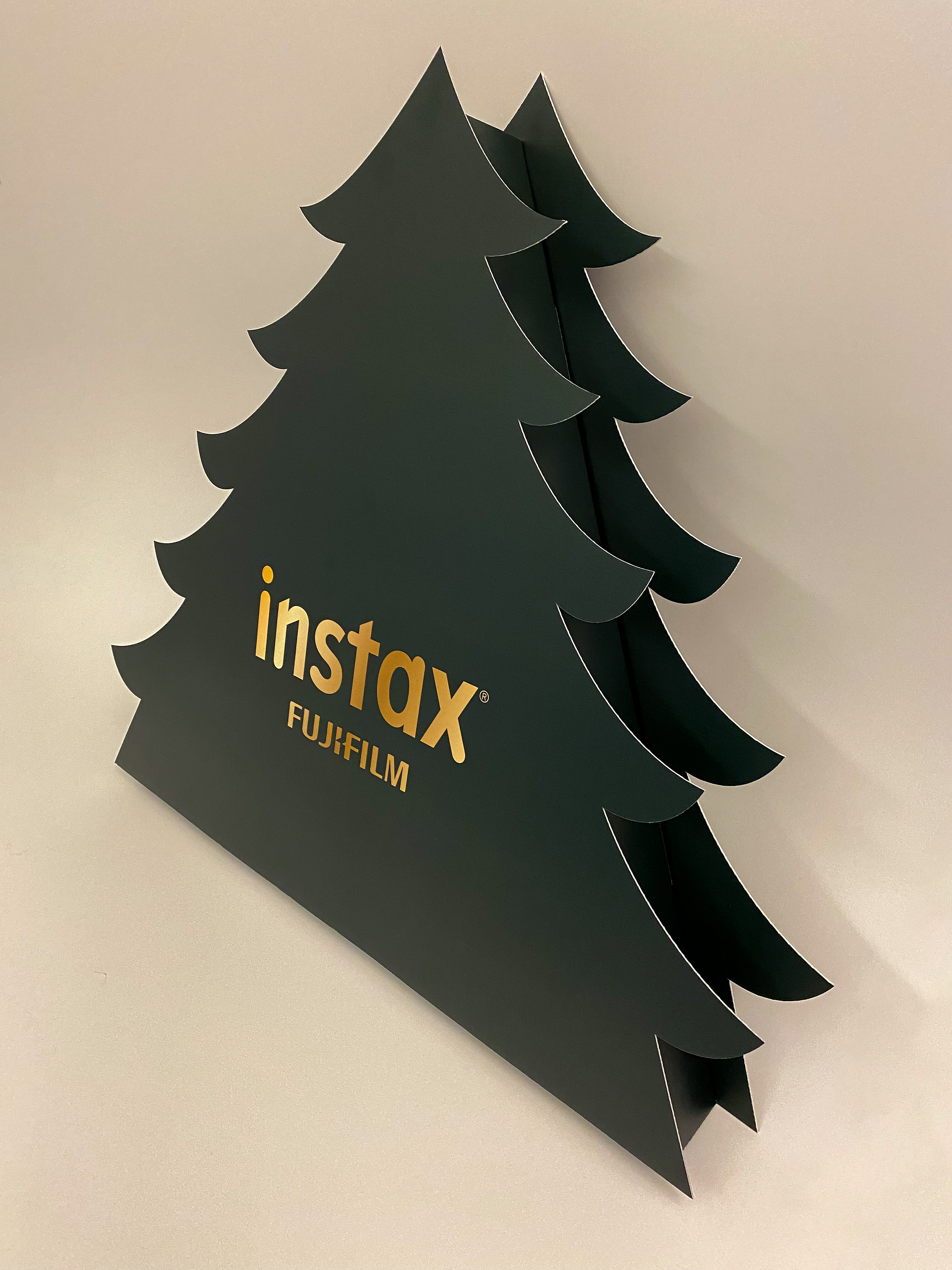 Custom packaging designed to look like a tree