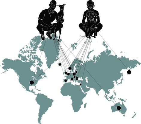 PADA world map