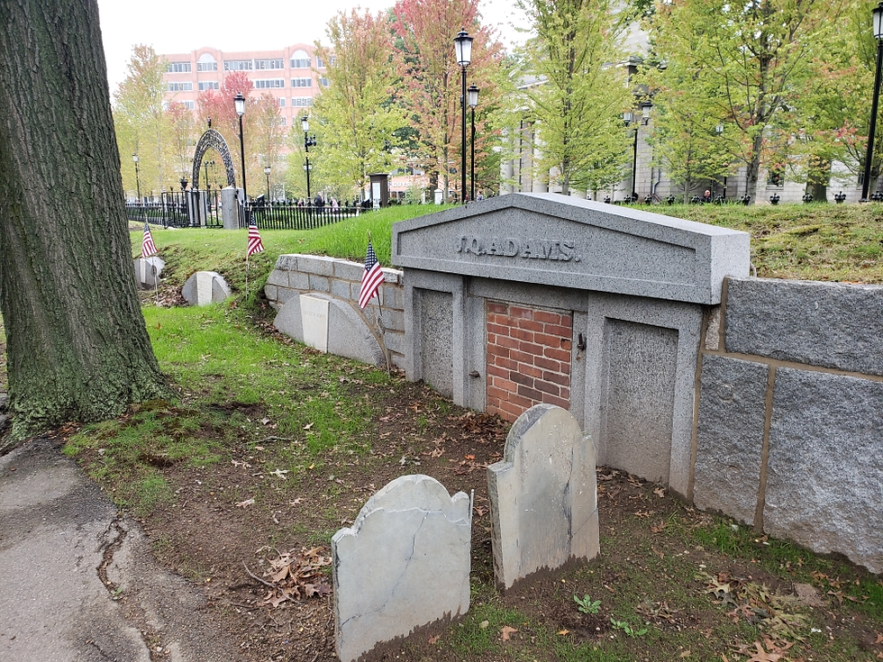 Hancock Cemetery, Quincy, MA - Original Vault tomb of President John Quincy Adams Reddit.com