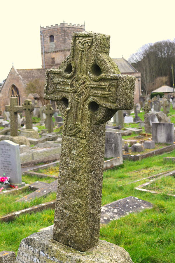 Celtic Cross from a grave in Ireland