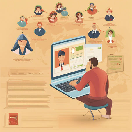 The Art of Mapping Ancestry: Genealogy Research Logs