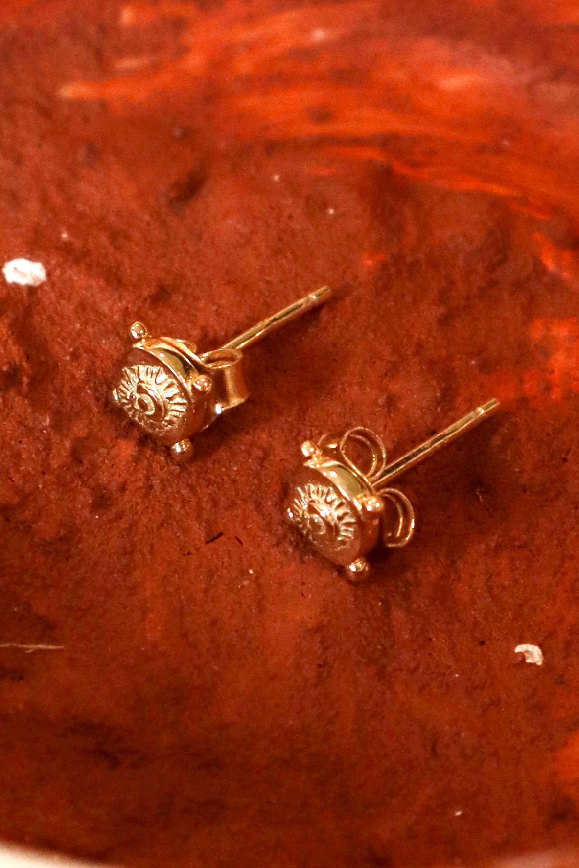 18k Gold Vermeil Signature Stud Earring