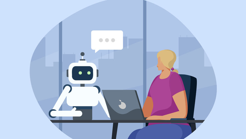 Kunstmatige Intelligentie legt iets uit aan een mens