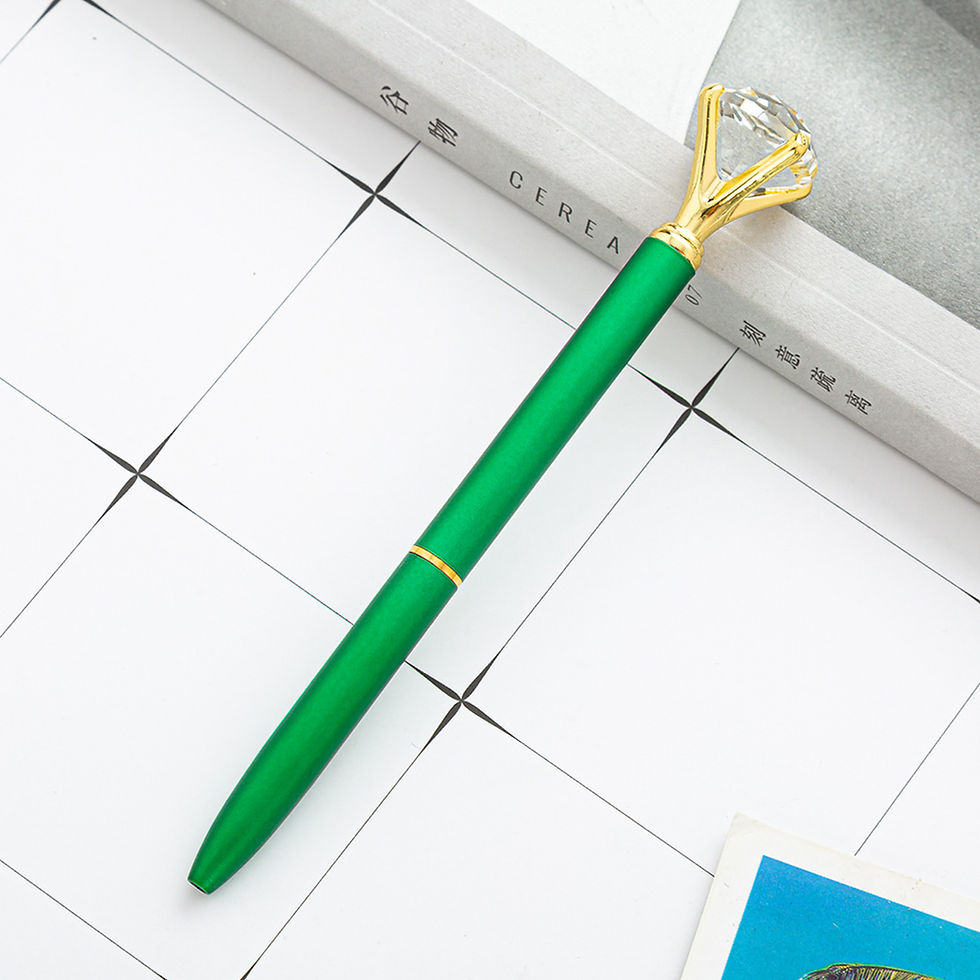 Thumbnail: Diamond Crystal Metal Ballpoint Pen