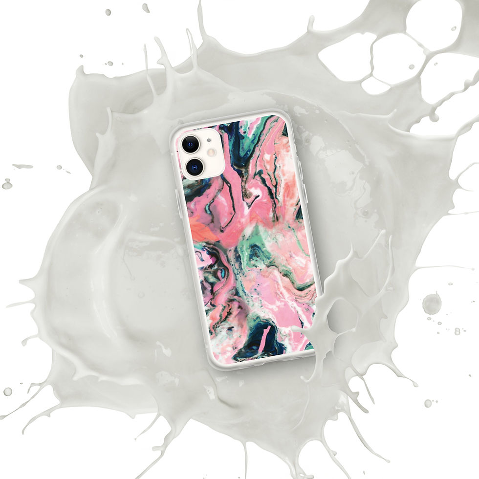 Thumbnail: iPhone Case - Pink Marble