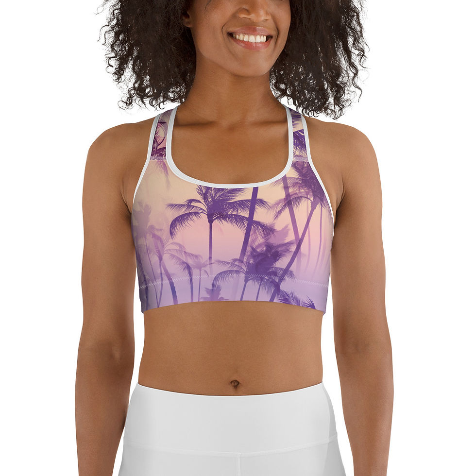 Thumbnail: Sports bra - Sunset & Coconuts