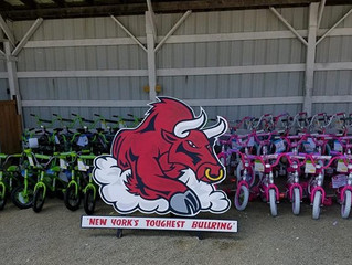 NYSSCA, Addison Eagles Club Presents Christmas In July Bicycle Give-A-Way;Sportsman King of BullRing