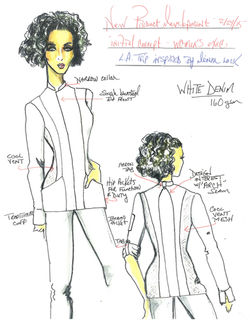 INITIAL FASHION SKETCH -LANE