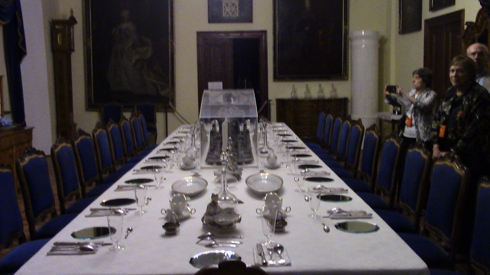 Castle dining room