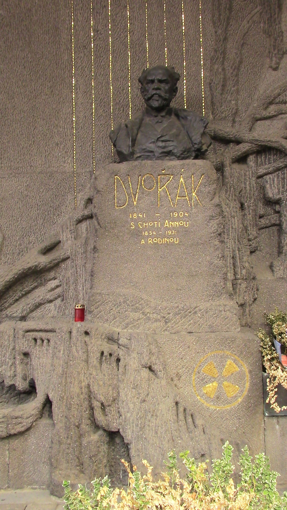 Grave of musician Antonin Dvorak