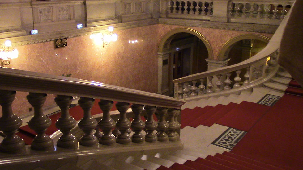 Grand stair case in National Opera House