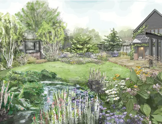 Garden Design Wimbledon Village, Wandsworth, Surrey and South East UK - Felicity O Rourke.