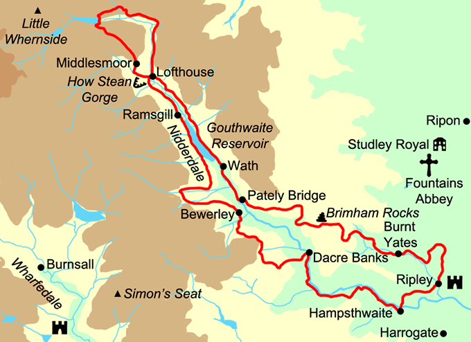 nidderdale-way-map-walking-guide