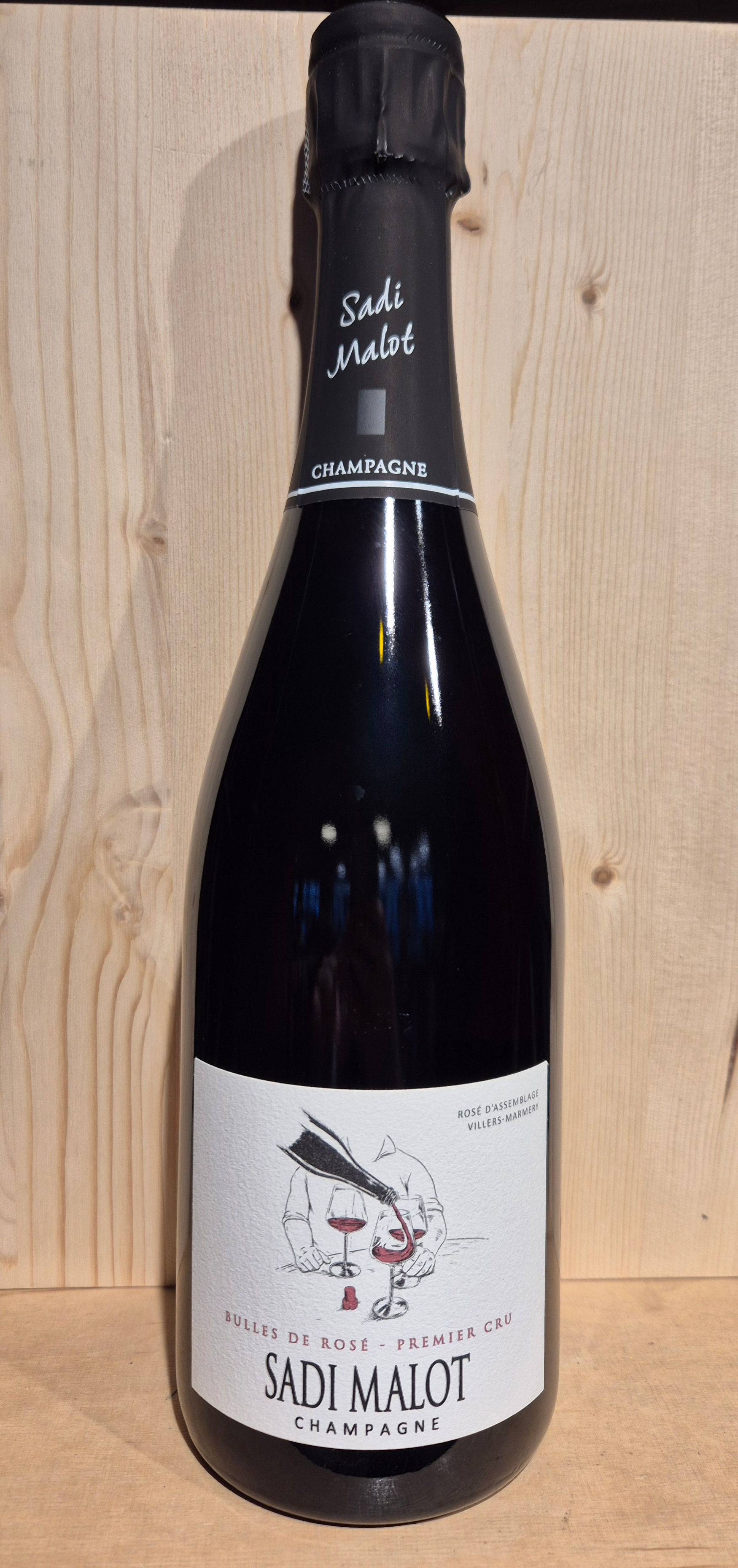 Champagne Bulles de Rosé Premier Cru Sadi Malot