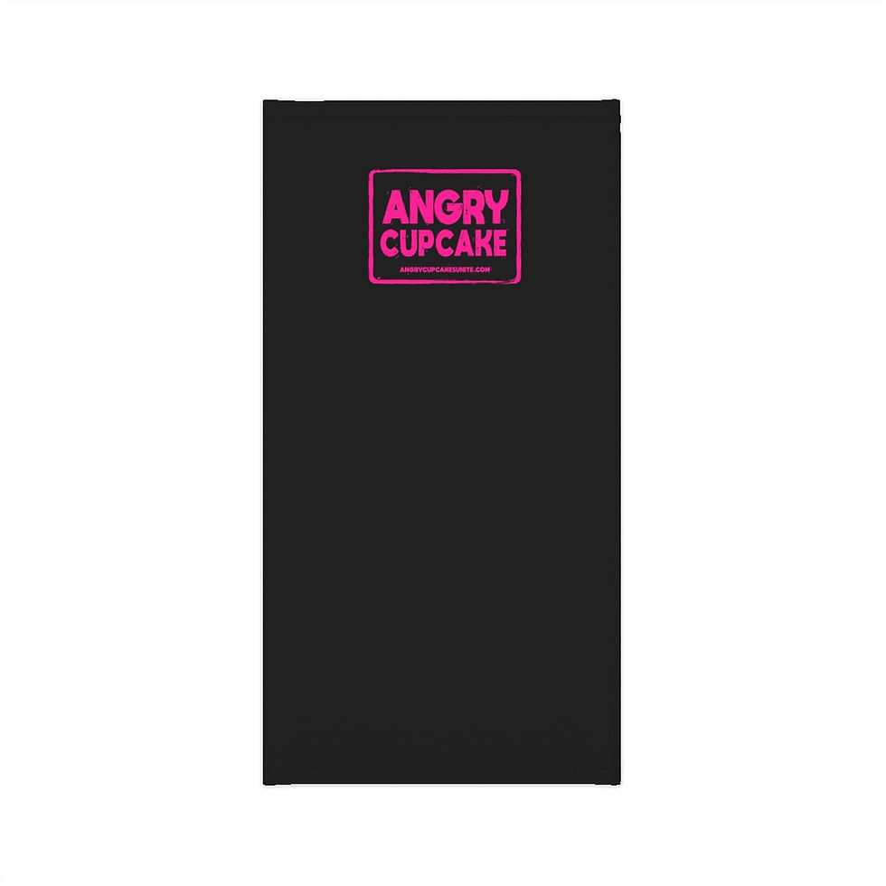 Thumbnail: Angry Cupcake Lightweight Neck Gaiter (in Black)