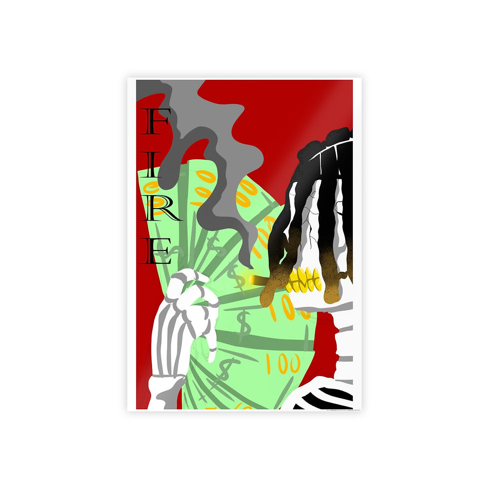 Thumbnail: Money Spread Skeleton Poster !!!