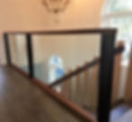 Custom Handrail Incorporating Steel, Gla