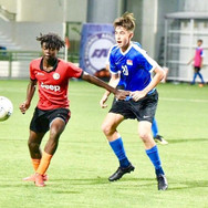 Sameer Alassane on the field