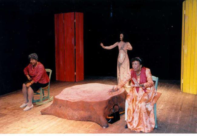 Avec Jenny Alpha, Firmine Richard et Irène BICEP