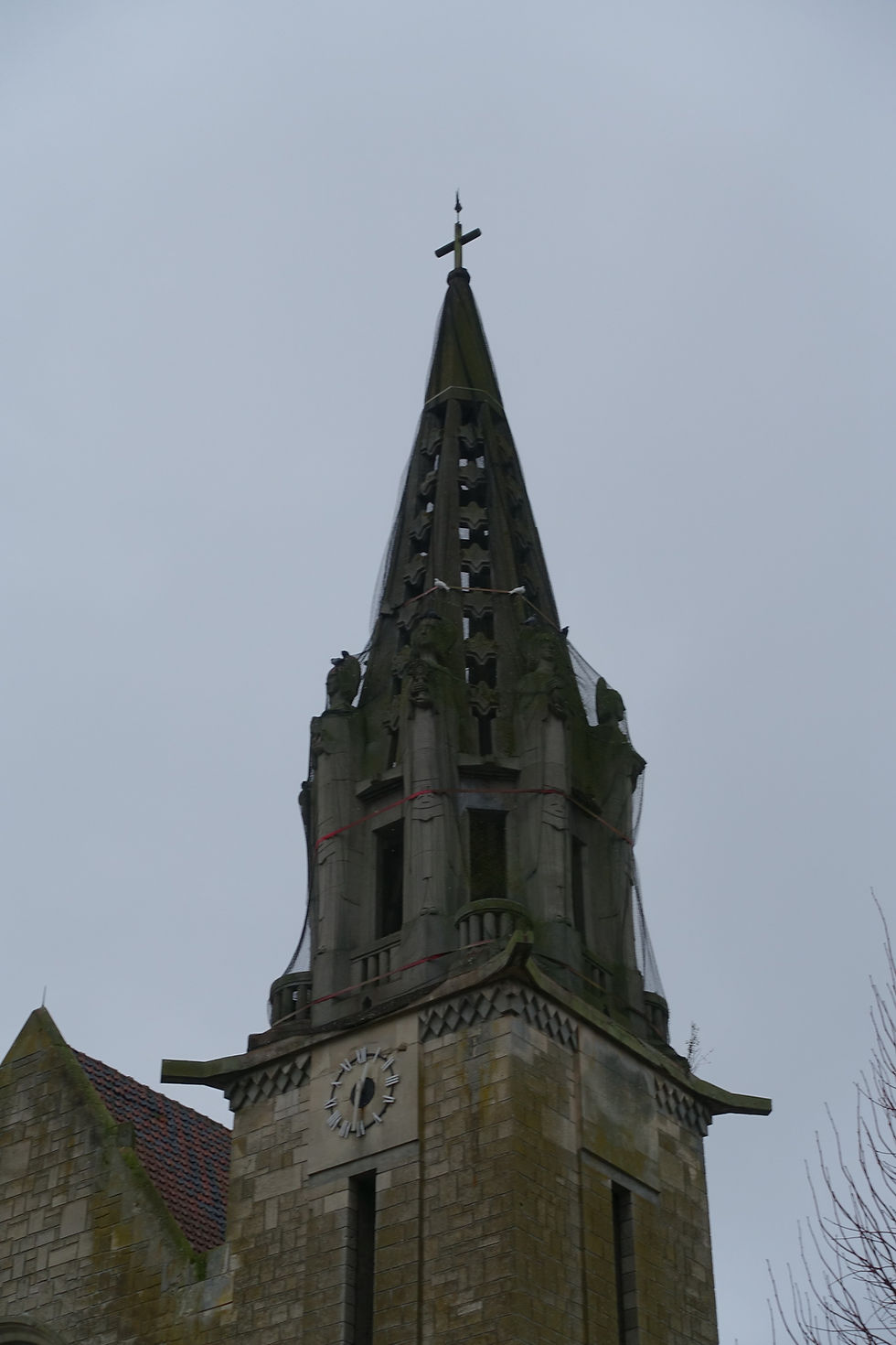 Clocher de l'Eglise de Brancourt en Laonnois : photogrammétrie par drones (www.dronesbtp.fr)