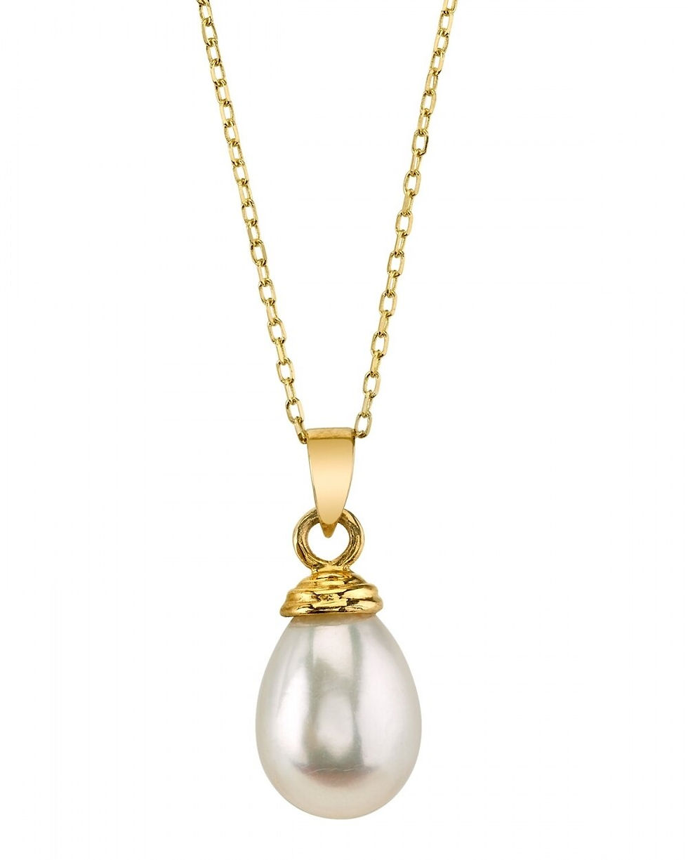 Thumbnail: Freshwater Drop Pearl Pendant - Aerwyna Design