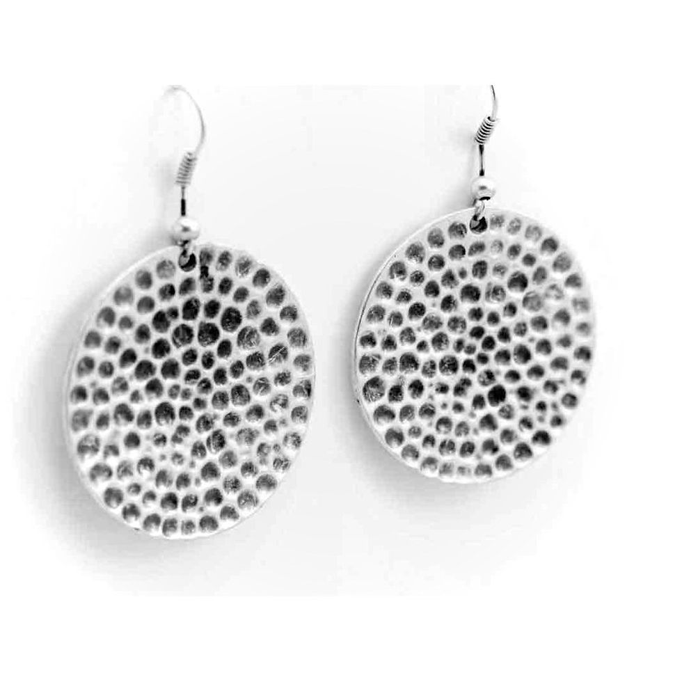 Thumbnail: Silver & Pewter Earrings