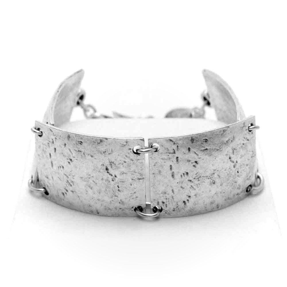 Silver & Pewter Bracelet